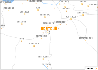 map of Bobtown