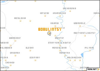 map of Bobulintsy