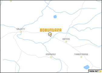 map of Bobundara