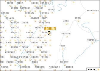 map of Bó Bủn