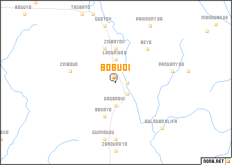 map of Bobuo I