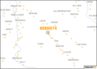 map of Bob White