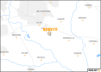 map of Bobwyn
