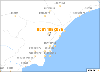 map of Bobyanskoye