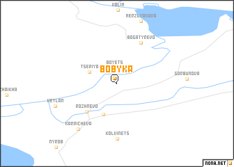 map of Bobyka