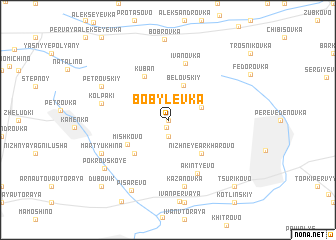 map of Bobylëvka