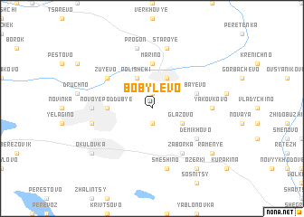 map of Bobylëvo