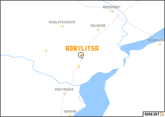 map of Bobylitsa