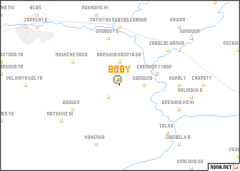 map of Boby