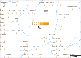 map of Bocabamba