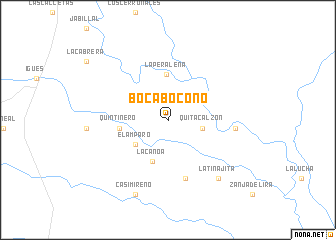 map of Boca Bocono