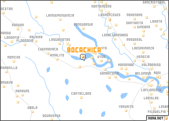 map of Boca Chica