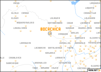 map of Bocachica