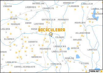map of Bocaculebra