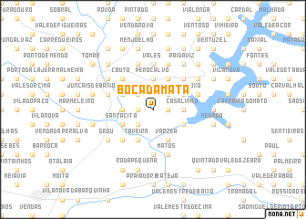 map of Boca da Mata