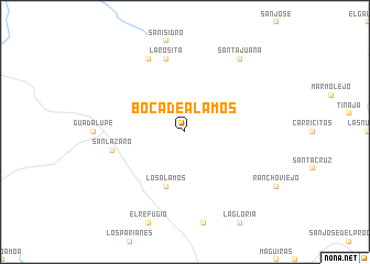 map of Boca de Álamos