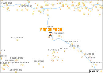 map of Boca de Apa