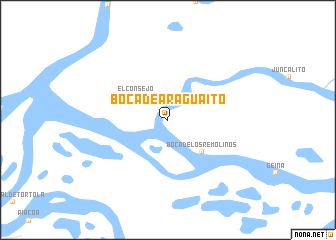 map of Boca de Araguaíto