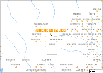 map of Boca de Bejuco