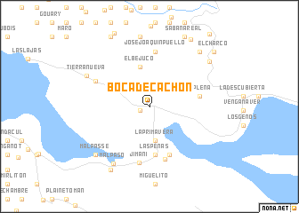 map of Boca de Cachón