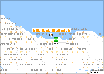 map of Boca de Cangrejos