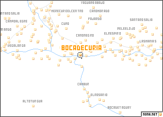 map of Boca de Curia