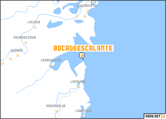 map of Boca de Escalante