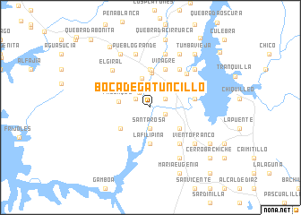 map of Boca de Gatuncillo