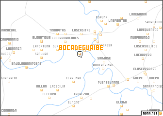 map of Boca de Guaibe