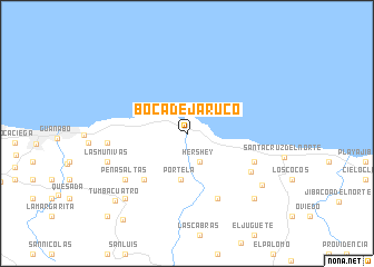 map of Boca de Jaruco