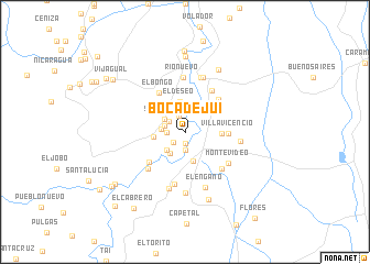 map of Boca de Jui