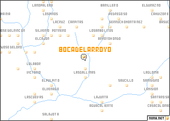 map of Boca del Arroyo