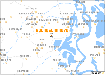 map of Boca del Arroyo