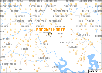 map of Boca del Monte