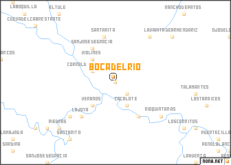 map of Boca del Río