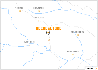 map of Boca del Toro