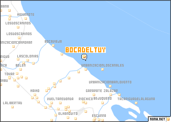 map of Boca del Tuy