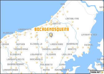 map of Boca de Mosquera