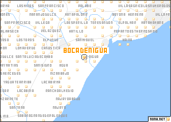 map of Boca de Nigua