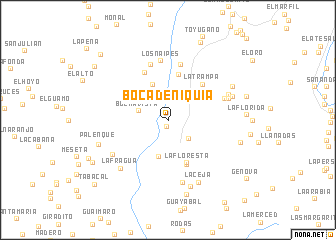 map of Boca de Niquia