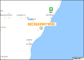 map of Boca de Pantanal