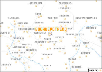 map of Boca de Potrero