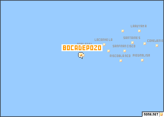 map of Boca de Pozo