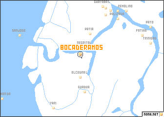 map of Boca de Ramos