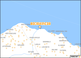 map of Boca de Ricoa