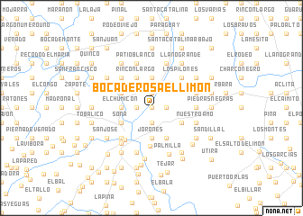 map of Boca de Rosa el Limón