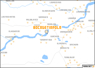 map of Boca de Tía Pola