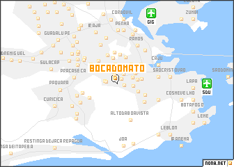 map of Boca do Mato