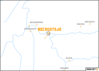 map of Boca do Tejo