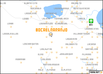 map of Boca El Naranjo